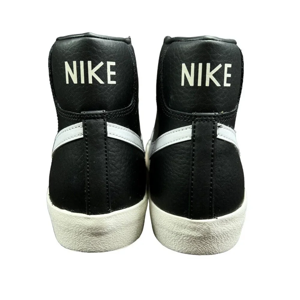 Nike Blazer Mid '77 Vintage Black White Sail Shoes BQ6806-002 Men's Size 10.5 - Picture 5 of 9